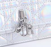 Dior Mini Miss Bag Cannage Silver 21 x 11.5 x 4.5 cm - 2