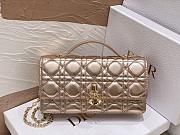 Dior Mini Miss Bag Cannage Gold 21 x 11.5 x 4.5 cm - 1