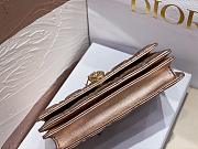 Dior Mini Miss Bag Cannage Gold 21 x 11.5 x 4.5 cm - 5
