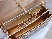 Dior Mini Miss Bag Cannage Gold 21 x 11.5 x 4.5 cm - 2