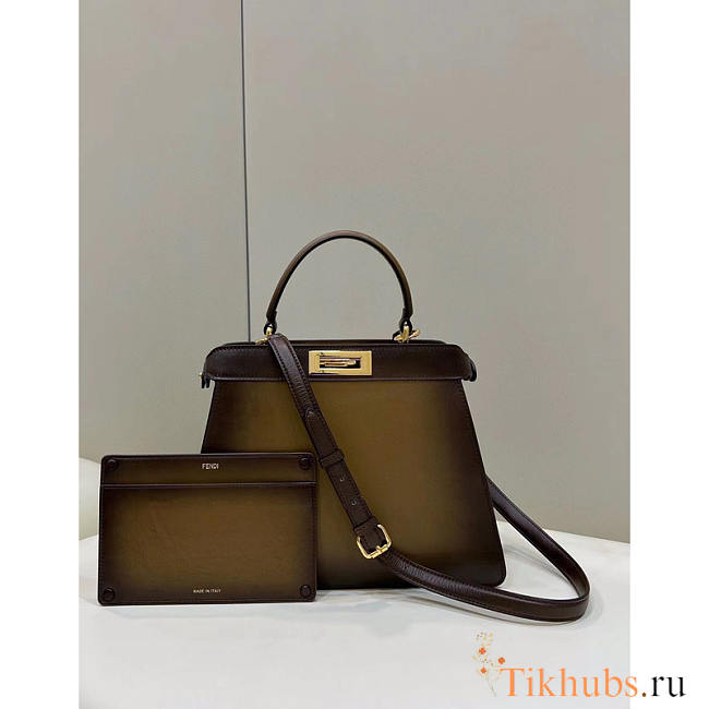 Fendi Peekaboo Brown Handbag 33x12x25cm - 1