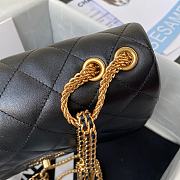 Chanel 22A Flap Bag Black Gold 16x23.5x6.5cm - 4