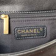 Chanel 22A Flap Bag Black Gold 16x23.5x6.5cm - 3