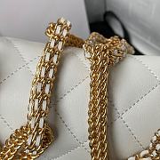 Chanel 22A Flap Bag White Gold 16x23.5x6.5cm - 4