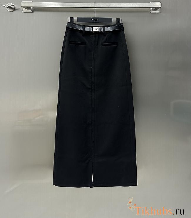 Prada Black Long Skirt - 1