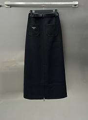 Prada Black Long Skirt - 5