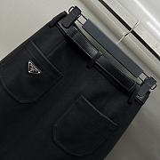 Prada Black Long Skirt - 4