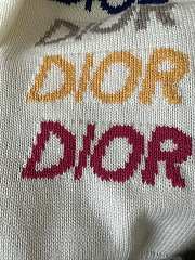 Dior Sweater White Cashmere Intarsia - 3