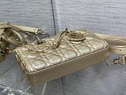 Dior Lady D-joy Bag Small Gold 22cm - 6