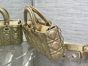 Dior Lady D-joy Bag Small Gold 22cm - 5