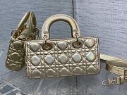 Dior Lady D-joy Bag Small Gold 22cm - 4