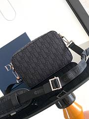 Dior Safari Messenger Bag Black 22 x 15 x 6 Cm - 3