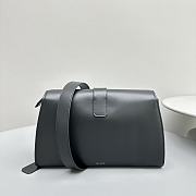 The Row Isla Leather Clutch Black Bag 27x19x9cm - 5