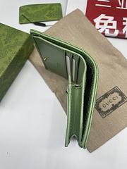 Gucci GG Marmont Card Case Wallet Green 11x8.5x3cm - 6