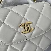 Chanel Bag White Gold Bag 16x12x6cm - 6