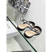 Dior J'Adior Slingback Flat Black Multicolor - 3