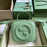 Gucci Blondie Top Handle Bag Green 17x15x9cm - 1