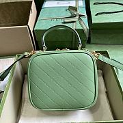 Gucci Blondie Top Handle Bag Green 17x15x9cm - 2