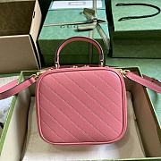 Gucci Blondie Top Handle Bag Pink 17x15x9cm - 3