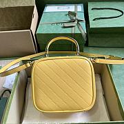 Gucci Blondie Top Handle Bag Yellow 17x15x9cm - 3