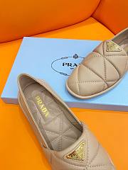 Prada Logo Plaque Quilted Slip-On Loafers - 5