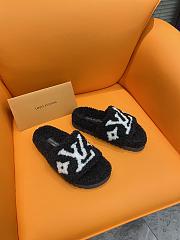 Louis Vuitton LV Paseo Flat Comfort Mule Slides Black - 1