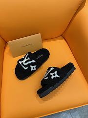 Louis Vuitton LV Paseo Flat Comfort Mule Slides Black - 4