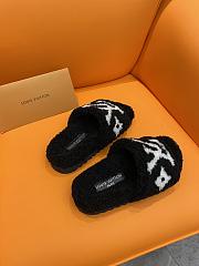 Louis Vuitton LV Paseo Flat Comfort Mule Slides Black - 3