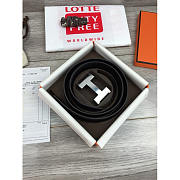 Hermes Constance Belt Buckle & Reversible Leather Black 3.8cm - 5