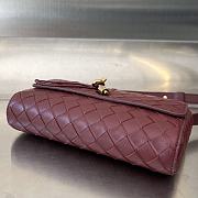 Bottega Veneta Mini Andiamo Cross-Body Bag Red Wine 21.5x13.5x4.5cm - 6