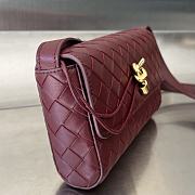 Bottega Veneta Mini Andiamo Cross-Body Bag Red Wine 21.5x13.5x4.5cm - 4