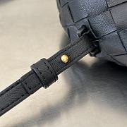 Bottega Veneta Mini Hop Black Bag 25.5x14.5x11cm - 4