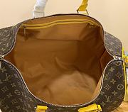 Louis Vuitton LV Keepall Bandoulière 50 Monogram Macassar Yellow 50 x 29 x 23 cm - 3