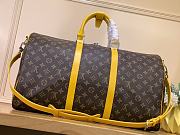 Louis Vuitton LV Keepall Bandoulière 50 Monogram Macassar Yellow 50 x 29 x 23 cm - 2