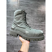 Balenciaga Combat Boots Green - 4