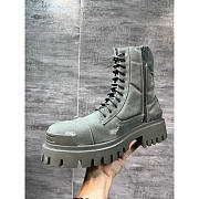 Balenciaga Combat Boots Green - 3