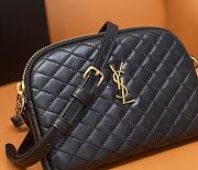 YSL Gaby Zipped Pouch Quilted Lambskin Black 18x13x3.5cm - 6