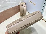 Dior Lady D-joy Bag Beige Gold 22x13x4cm - 5