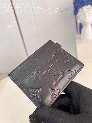 Louis Vuitton LV Card Holder H27 Black 10.2 x 7.3 x 0.3cm - 2