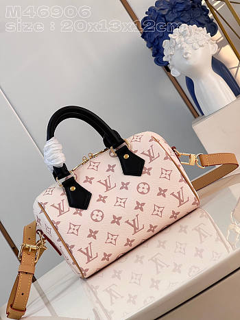 Louis Vuitton LV Speedy Bandoulière 20 Monogram White 20.5cm