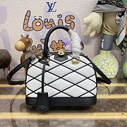 Louis Vuitton LV Alma BB Black White 23.5 x 17.5 x 11.5 cm - 1