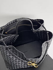 Bottega Veneta Large Andiamo Bag Black 42x35x18cm - 3