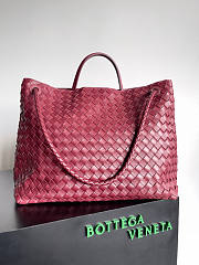 Bottega Veneta Large Andiamo Bag Red 42x35x18cm - 4