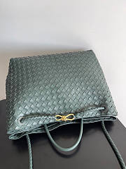 Bottega Veneta Large Andiamo Bag Green 42x35x18cm - 5