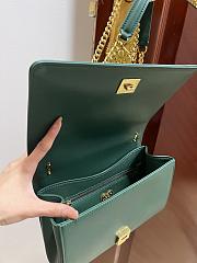 Dolce & Gabbana Quilted Devotion Green Bag 26x18x7.5cm - 4