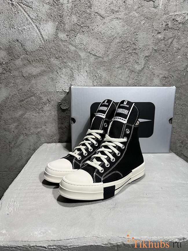 Converse Rick Owens x Turbodrk Chuck 70 High Sneaker ‘Black’  - 1