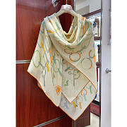 Hermes Silk Scarf Yellow 140x140cm - 4