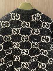 Gucci Women's GG Jacquard Cotton-blend Cardigan - 4