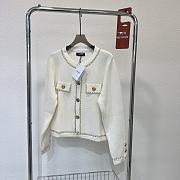 Balmain White Cardigan - 1