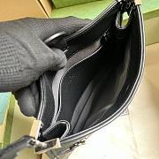 Gucci Horsebit Slim Small Shoulder Bag Black 23x18.5x3cm - 6